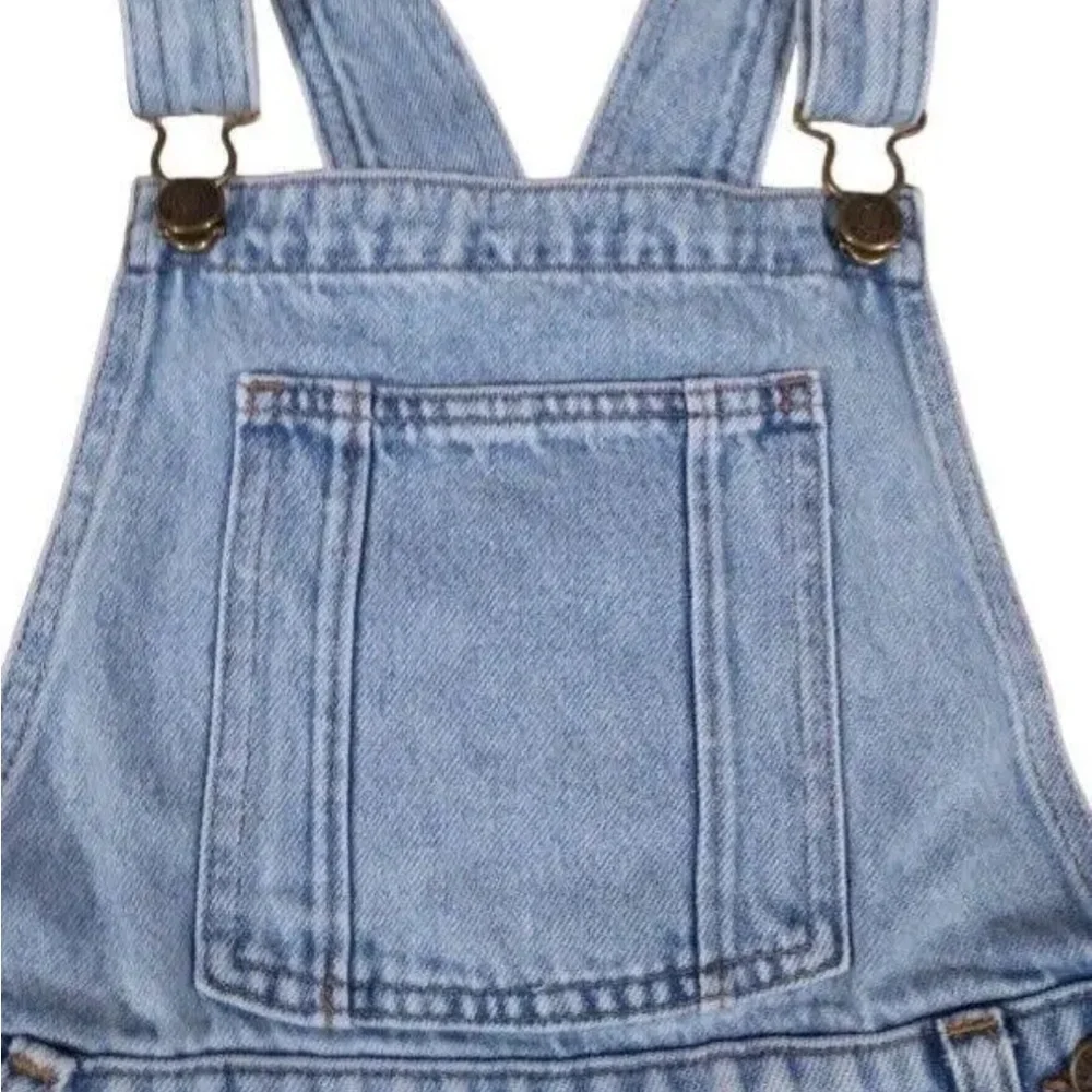 Crewcuts Denim Shorts Overalls 100% Cotton Girls Size 4